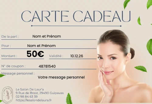 Carte cadeau générique modèle 6